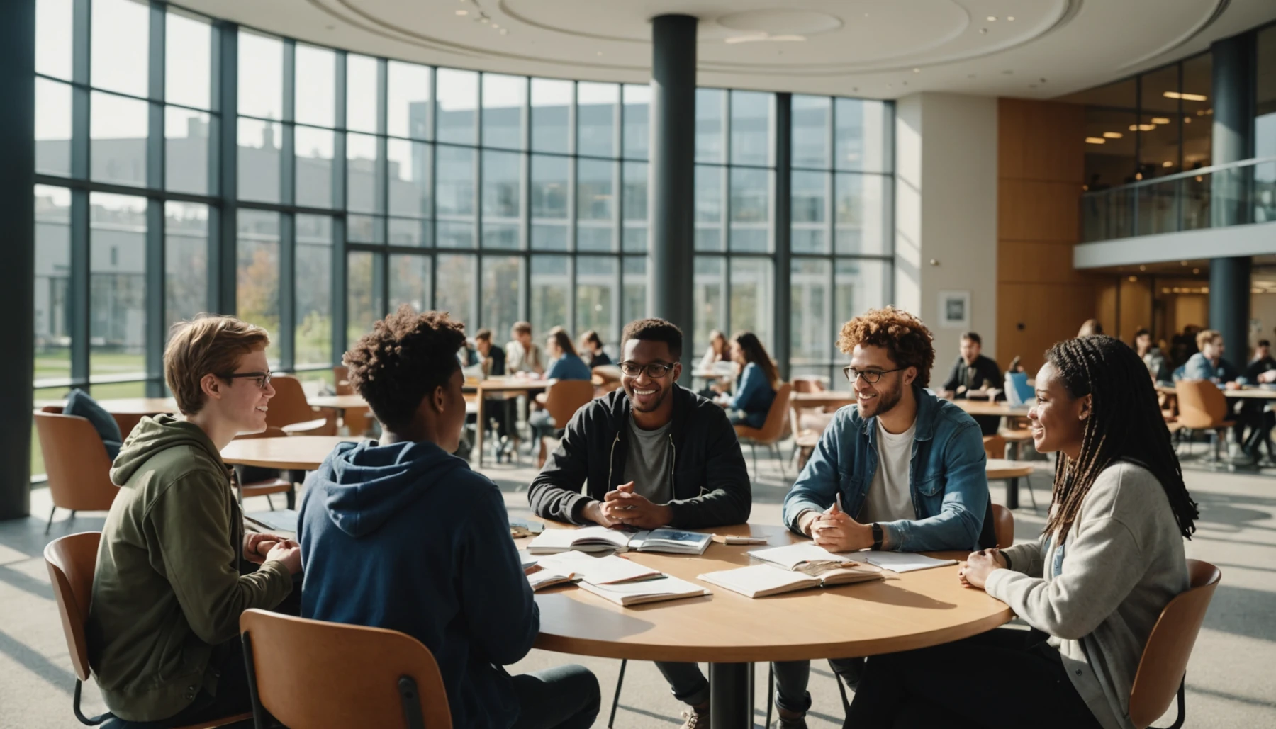 éleves en école de management en alternance