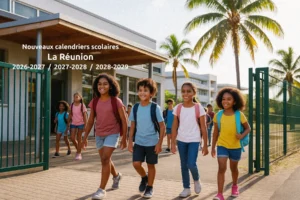 Calendriers scolaires de La Réunion 2026-2027-2028-2029 : un nouveau rythme scolaire