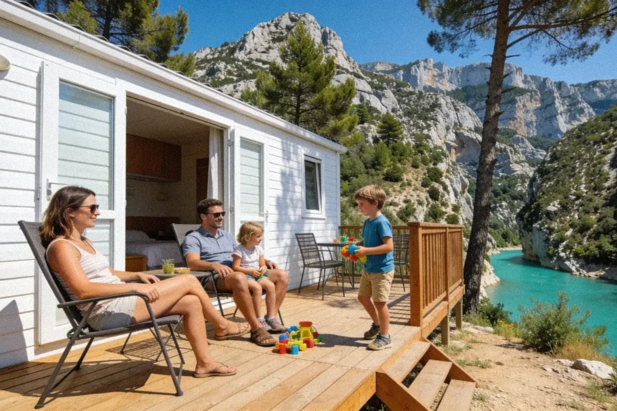 camping mobil home les gorges du Verdon