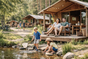 Vacances scolaires en camping Slow Village : une nouvelle façon de voyager en famille