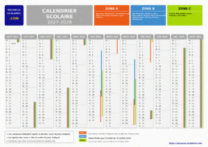 Calendrier scolaire 2027-2028 : rentrée un jeudi, l’ordre des zones change