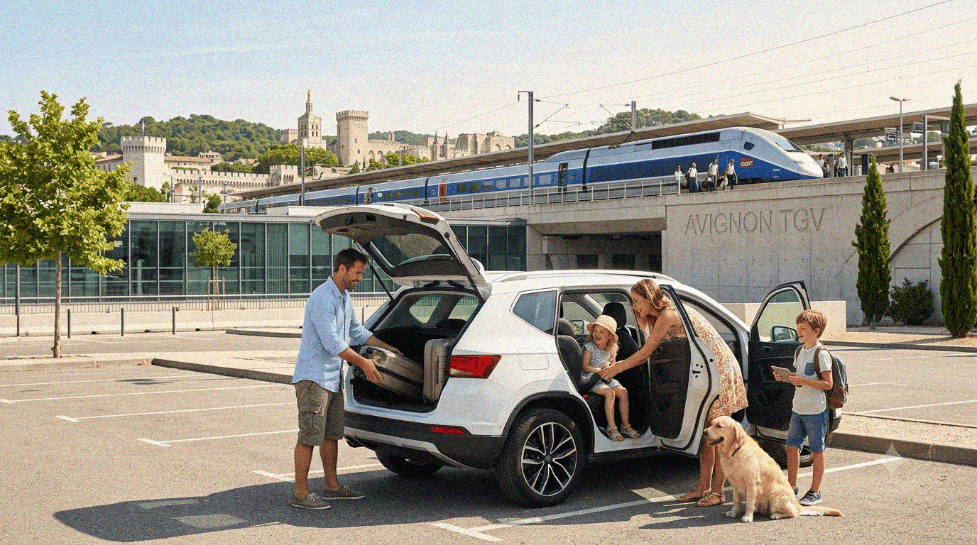 Train et voiture de location partir en vacances sans subir