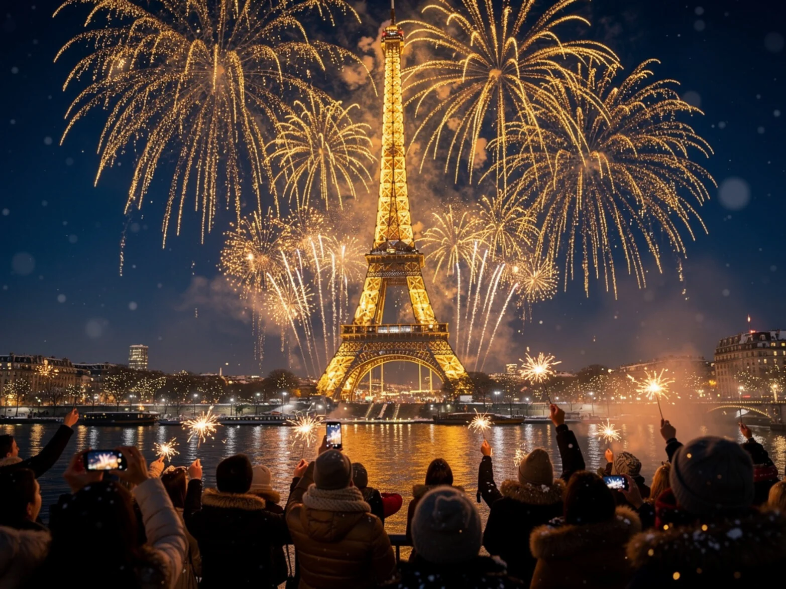 Feux d'artifice du Nouvel An