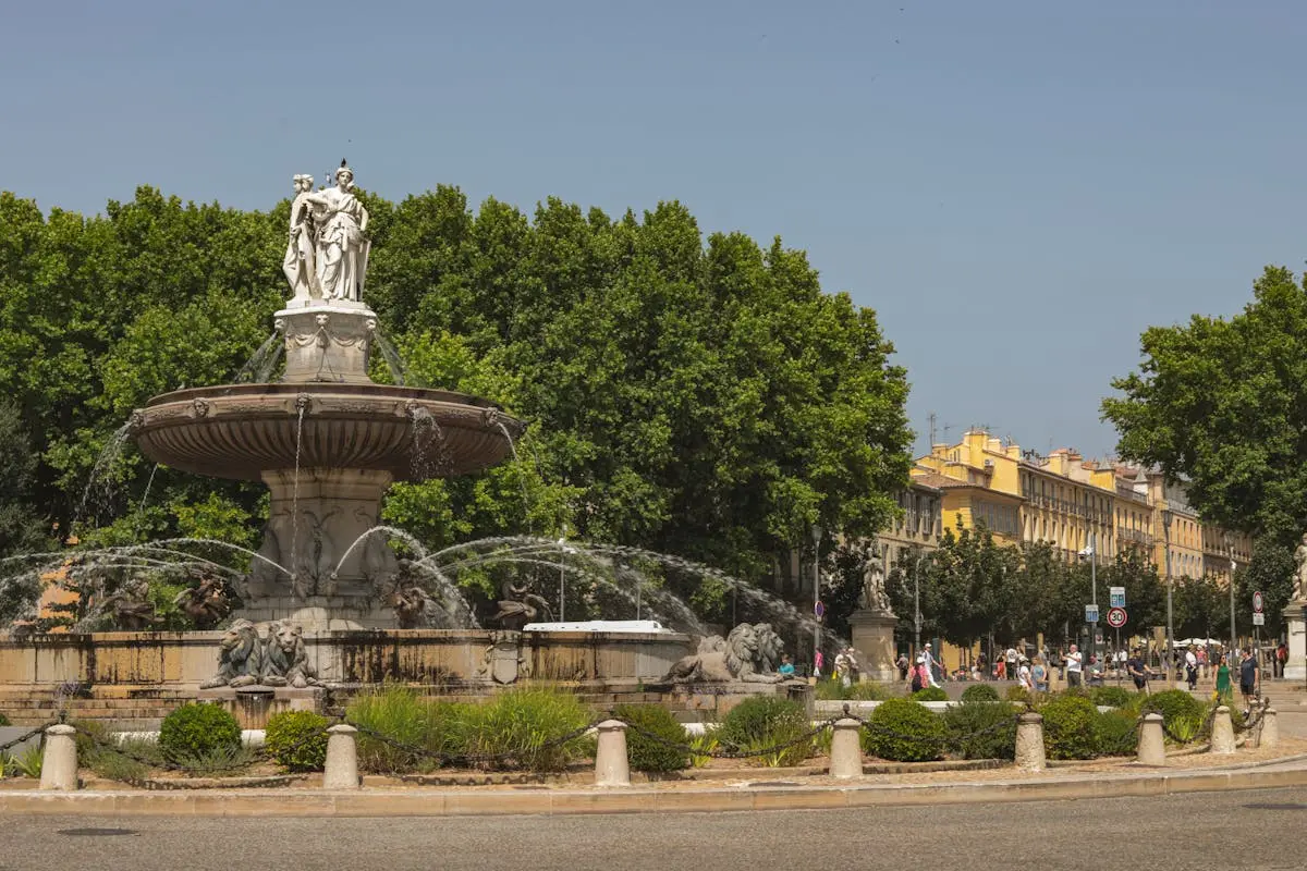 Fontaine de la Rotonde à Aix-en-Provence