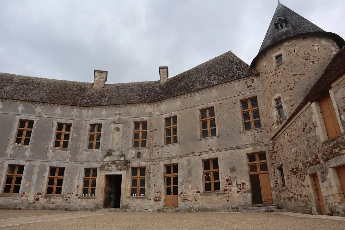 Explore the medieval architecture of this historic French castle in Rosnay, Centre.