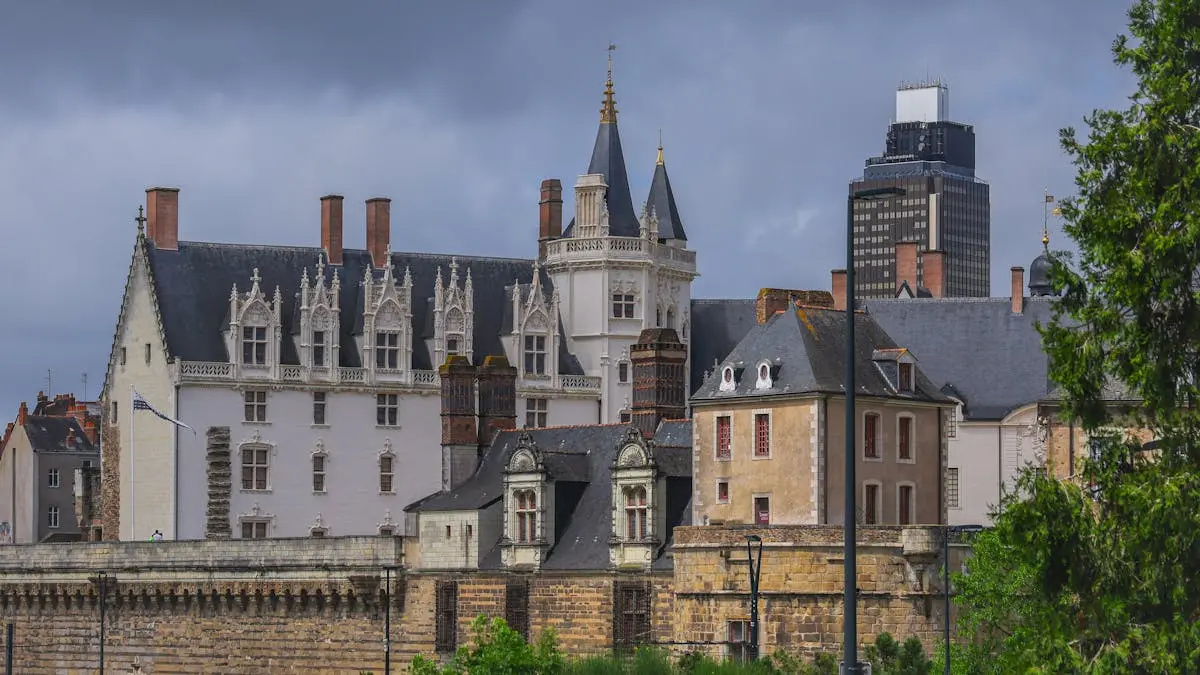 Architecture médiévale du Château des Ducs de Bretagne à Nantes