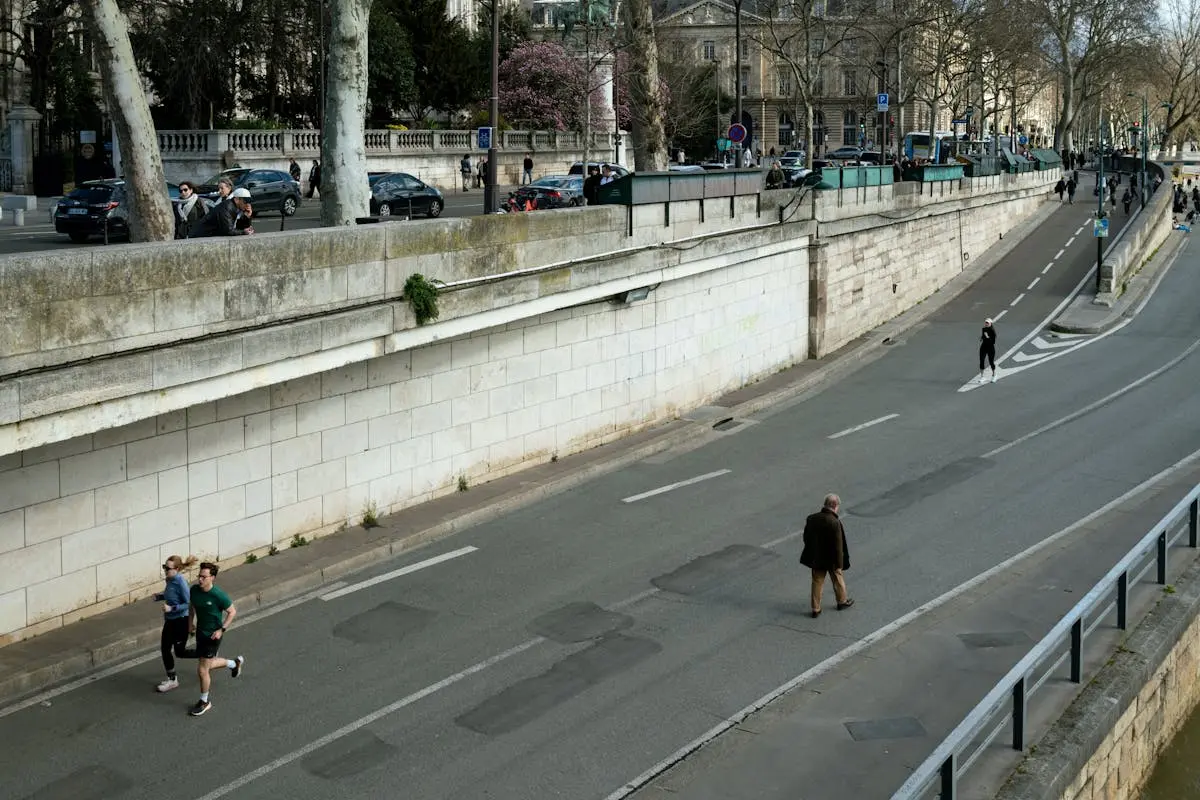 Promenade et allée verdoyante au Boulevard des Pyrénées - Pau
