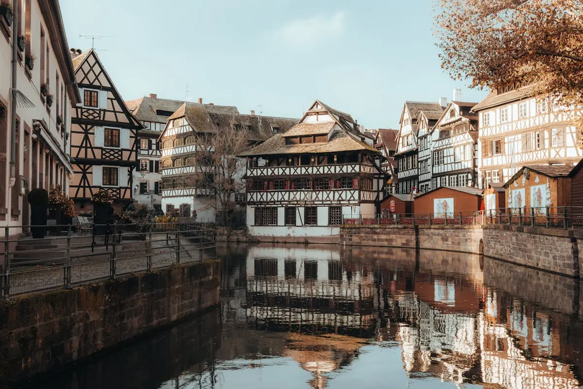 Maisons à colombages dans la Petite France à Strasbourg