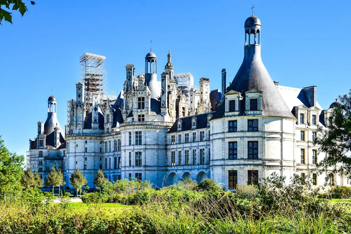 Château de Chambord en région Centre-Val de Loire près de Tours